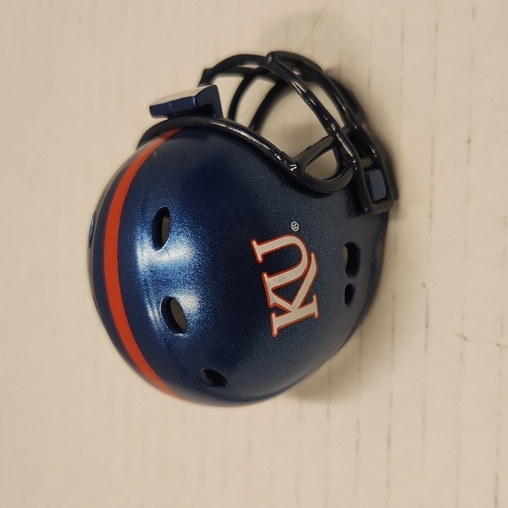 KU Mini Football Helmet Riddell - Picture 1 of 6